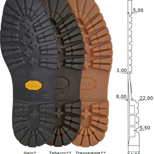 SUOLA VIBRAM ROCCIABLOCK 1136
